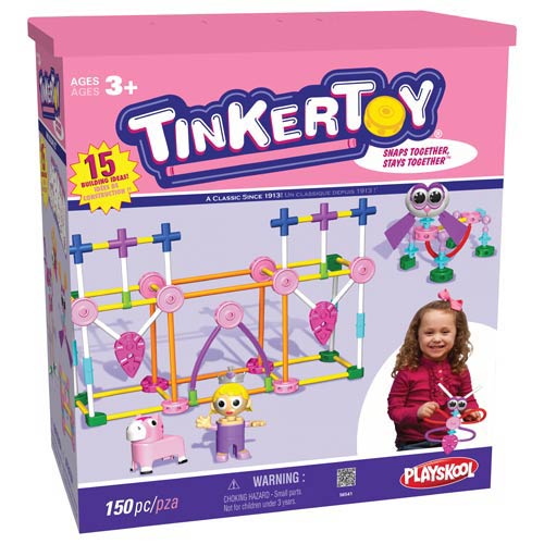 K'NEX Tinkertoy Pink Building Set